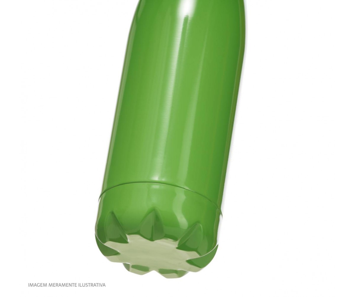 Garrafa de Aço Inox 750ml Personalizada Verde